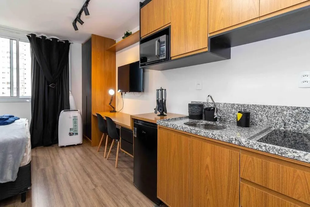 Apartamento Loft Novinho, Ar Condicionado, Ha 200M Do Metro Bras São Paulo