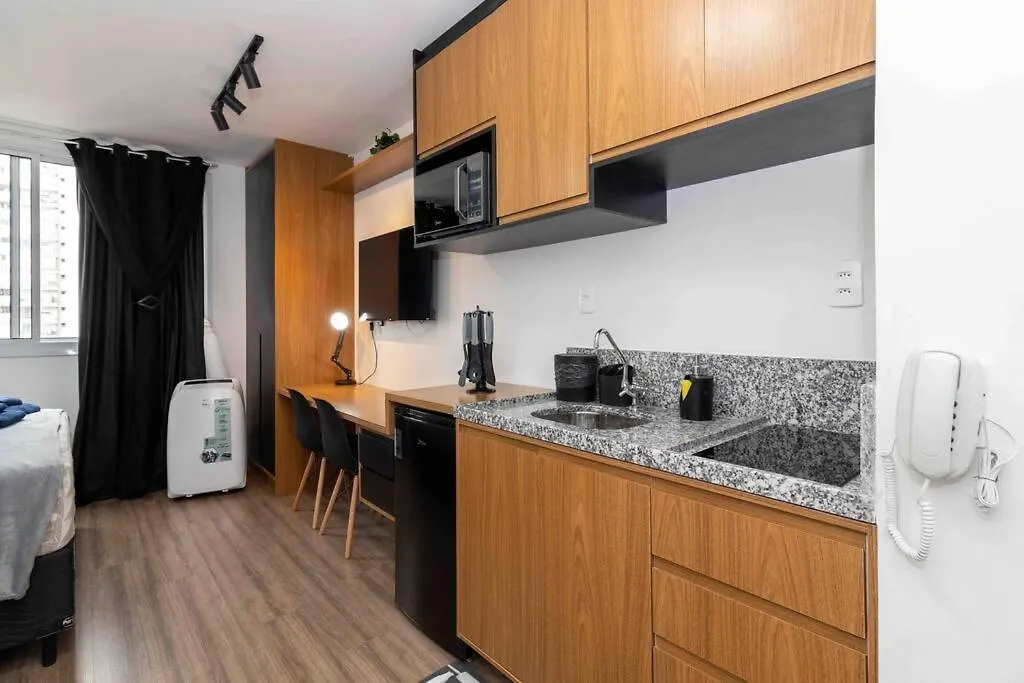 Apartamento Loft Novinho, Ar Condicionado, Ha 200M Do Metro Bras São Paulo