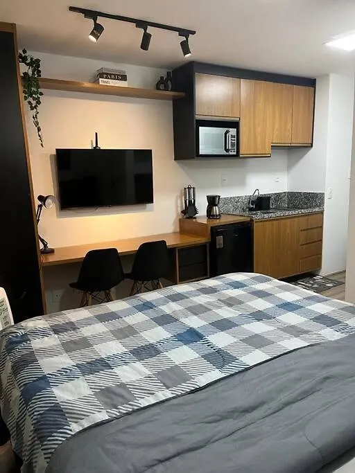 Apartament Loft Novinho, Ar Condicionado, Ha 200M Do Metro Bras São Paulo 0*,  Brazylia